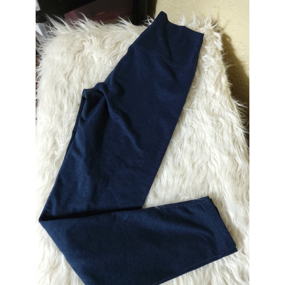Sage Collective Women Navy Blue High Waisted Athletic Leggings XS